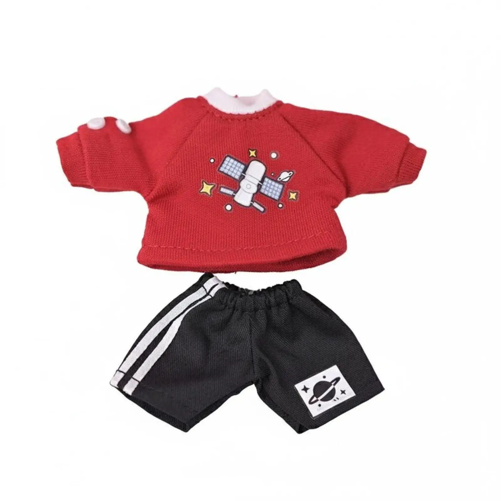 Doll Hoodie Cloth Outfit Set Cute BJD Sweatshirt Miniature Clothes for Ob11 Dolls 1 12 Scale Wardrobe Accessories