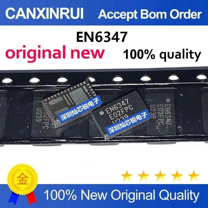 (5-100pieces)Brand New Original EN6347QI EN6347 SMD QFN38 Switching Regulator Converter Integrated Chip