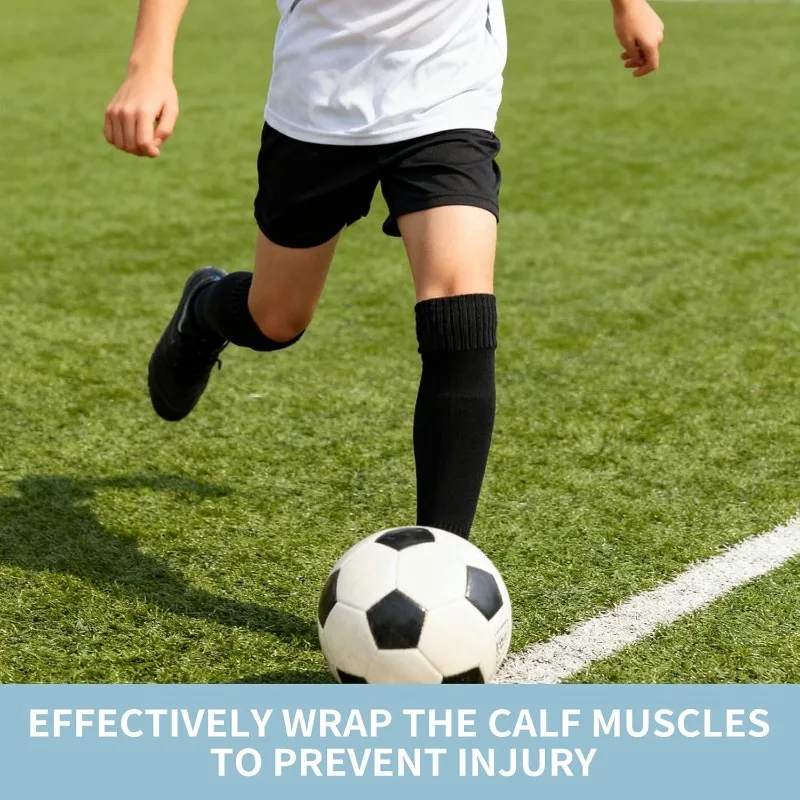 1 PC Breathable Calf Compression Sleeve Football Socks Professional High-quality Soccer Socks for Running Football Basketball