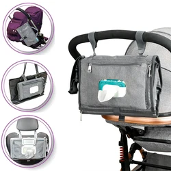 Foldable Baby Changing Pad with Pockets Portable Baby Diaper Changing Pad Newborn Waterproof Travel Diaper Changing Station Kit