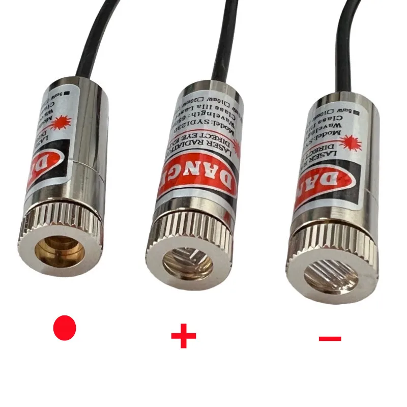 وحدة ليزر بموصل USB بتركيز قابل للتعديل ، رأس ليزر دايود أحمر ، المستوى الصناعي ، شعاع متقاطع بخط نقطة 650 نانومتر ، 5 ميجاوات ، 12
