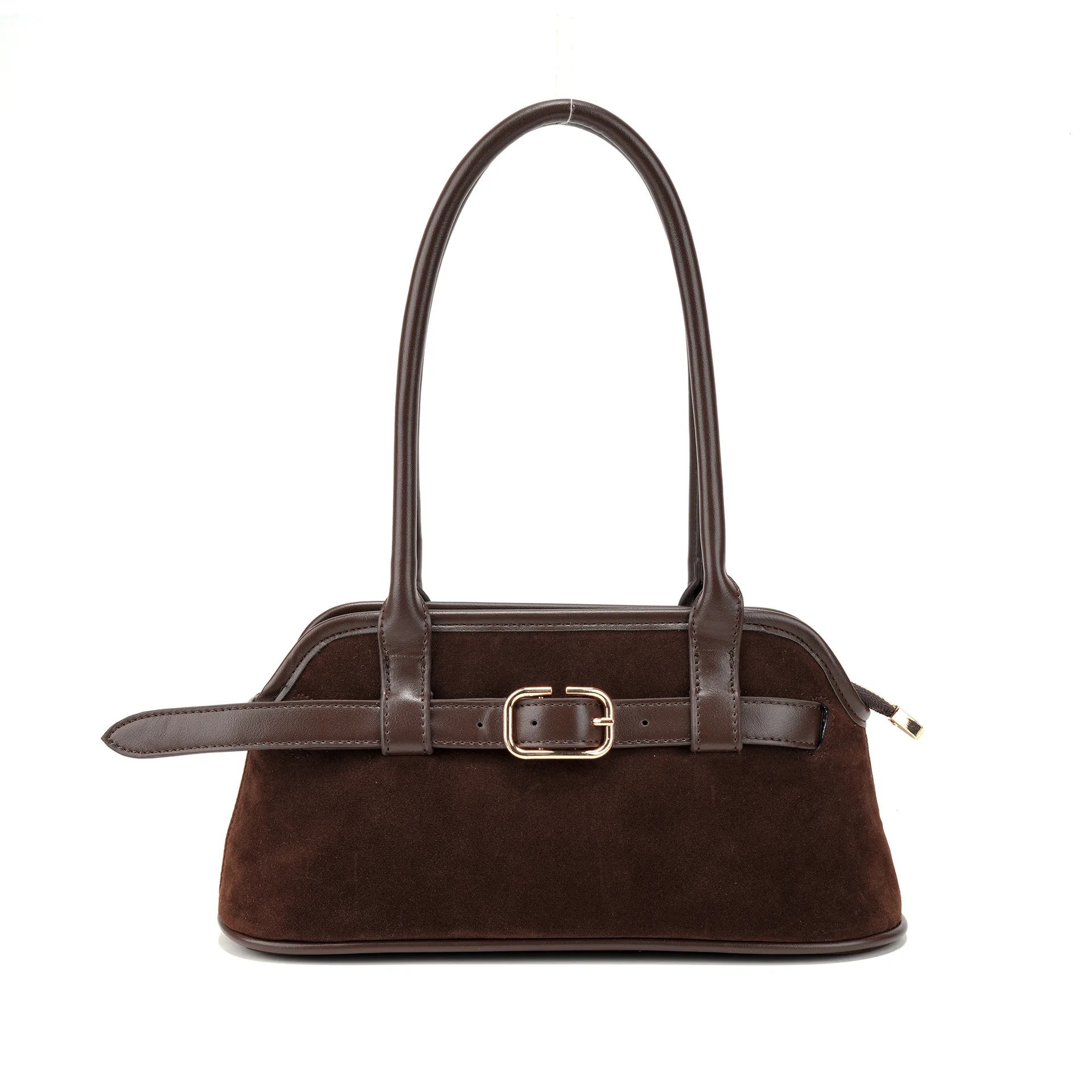 

2025 autumn and winter new retro velvet handbag versatile for commuting shoulder underarm bag tote bag and women's bag