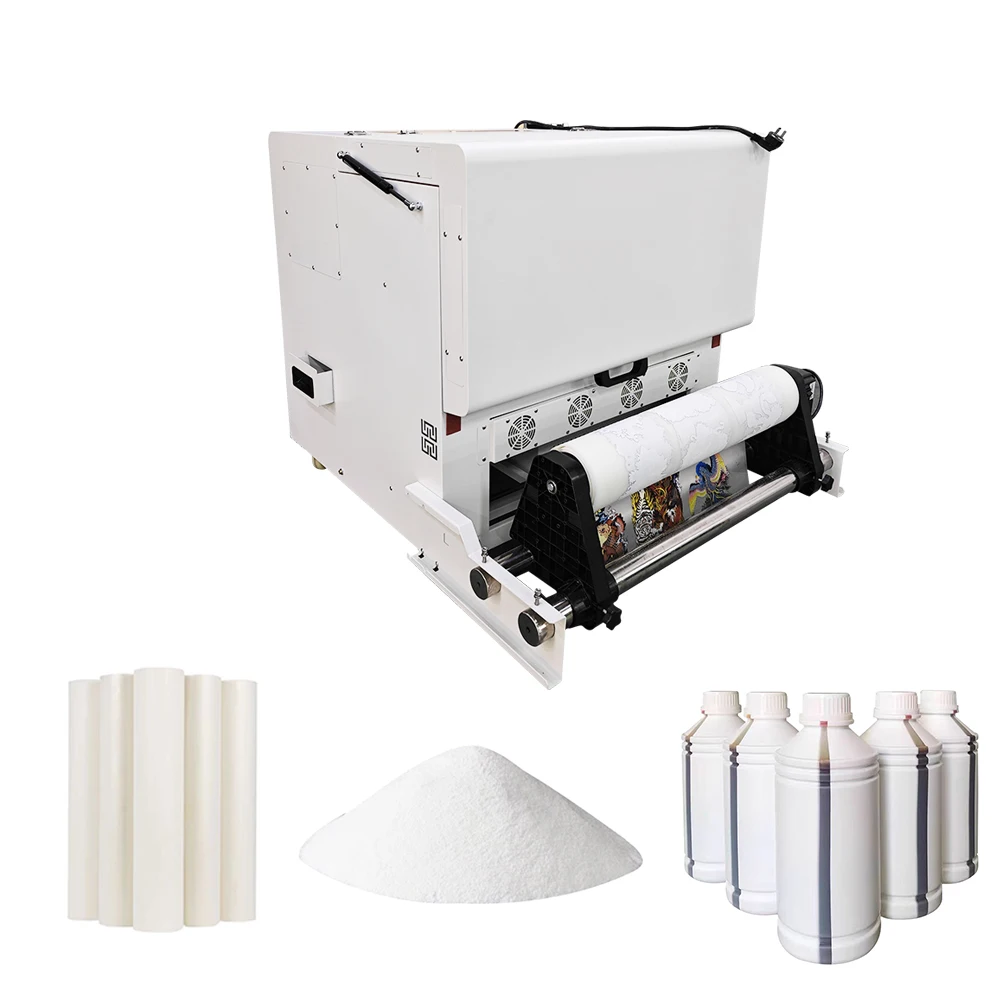 DTF T-shirt Printer Machine 60cm Hidden Purifier Textile Sublimation Printing & Powder Shaker Post-Press Equipment 5