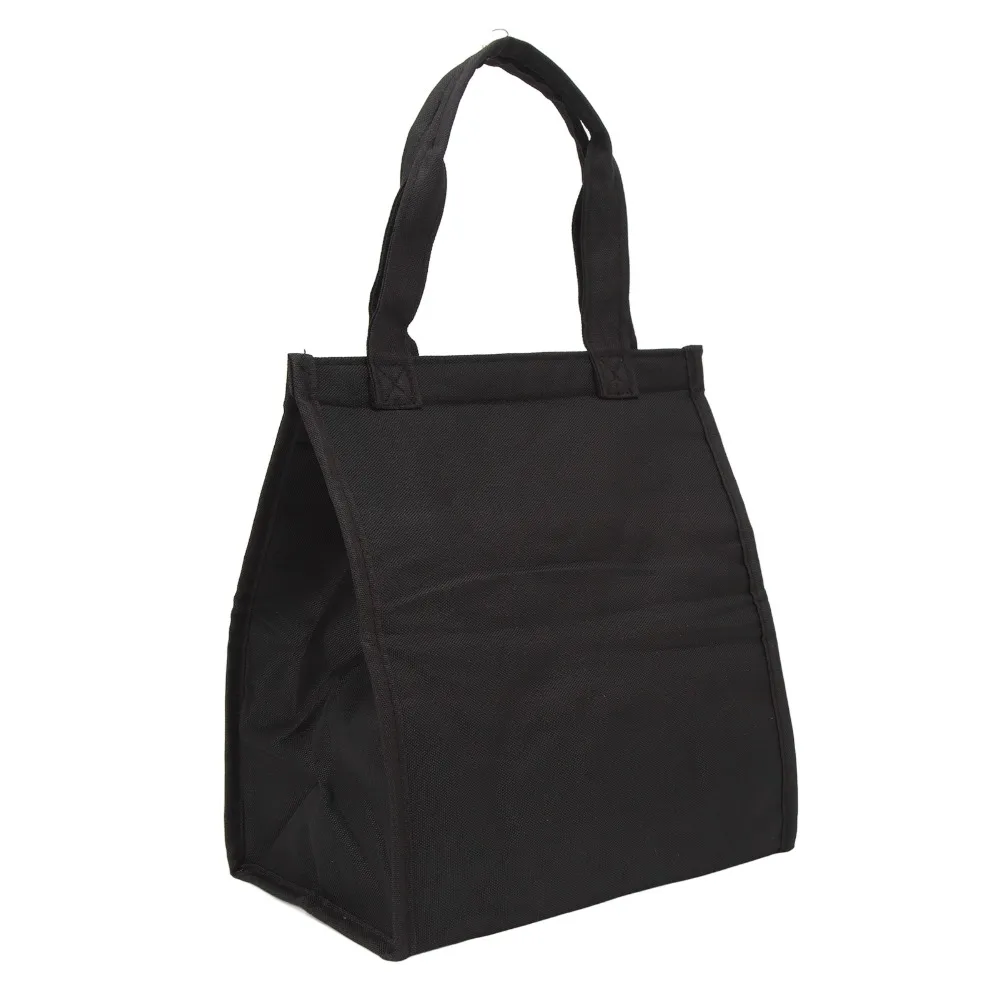 

Утолщенная термоизолированная сумка для обедов из алюминиевой пленки, многоразовая, с карманами, водонепроницаемая, термосумка для еды на работу