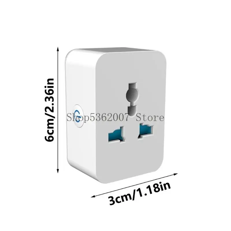 Função inteligente monitoramento energia do soquete energia WiFi 2.4 GHz suportado 40JB