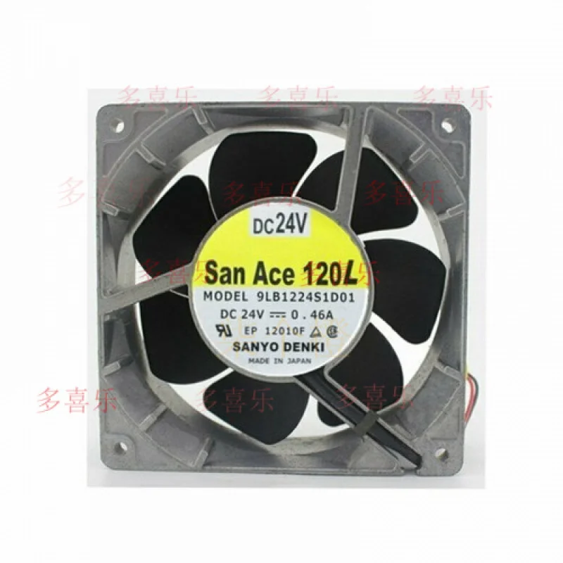 

ZMZM новый для вентилятора постоянного тока 9LB1224S1D01 DC24V 0,46A 120*120 # А6–37