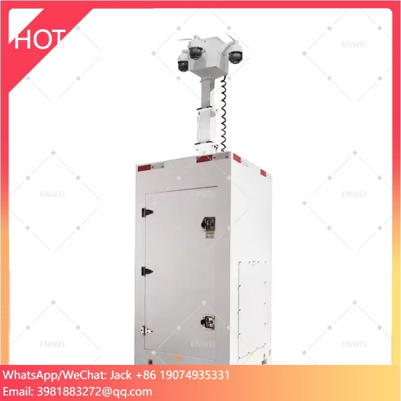 

Outdoor Emergency Mobile Security Camera Tower For Urban Security Monitoring