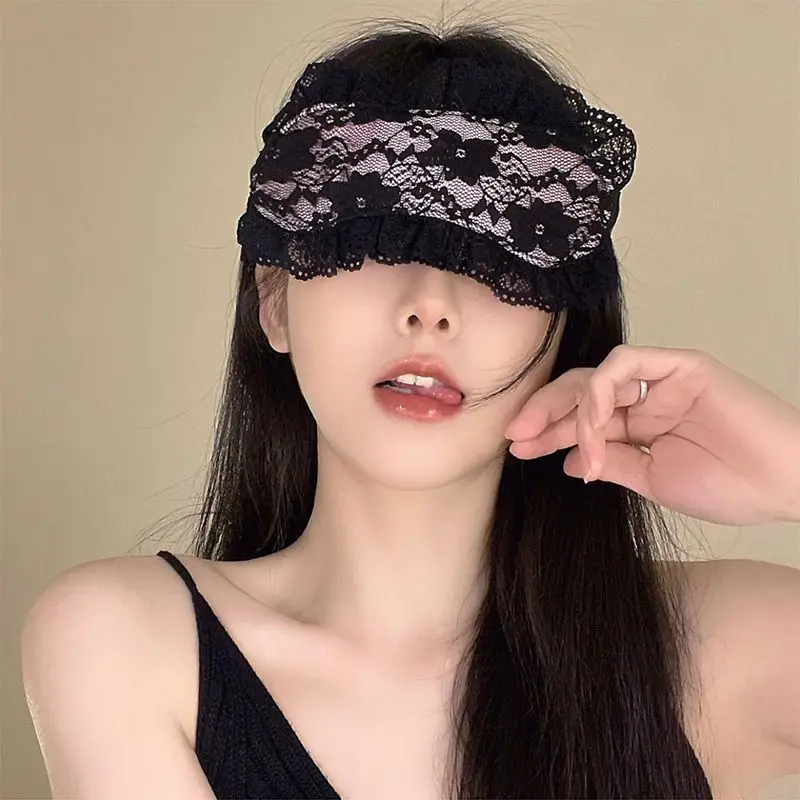 

1PCS Black Lace Eye Mask Female Blindfold Eye Protection Sleep Black Sexy Lace Eye Masks