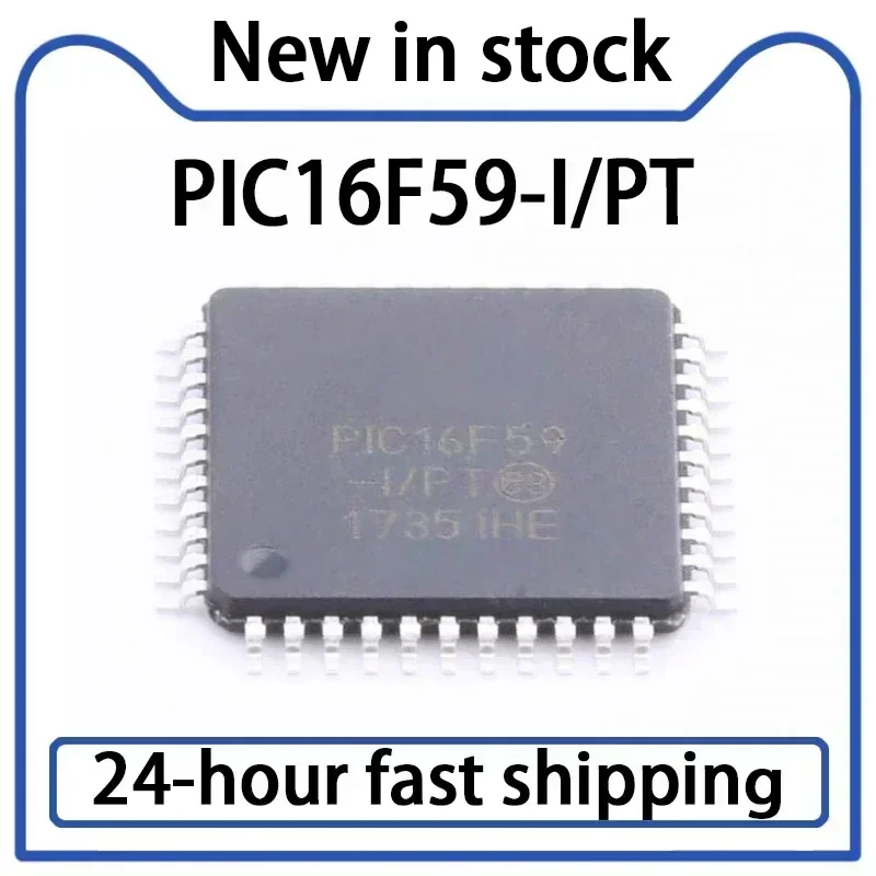 1PCS PIC16F59 PIC16F59-I/PT Package QFP44 NEW 8-bit Microcontroller Flash Chip Integrated Circuit IC