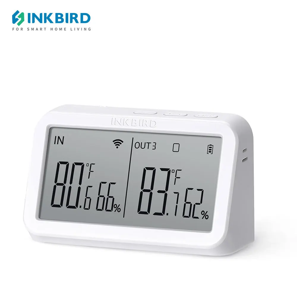 Inkbird-gateway Bluetooth com Display Digital Wi-fi App Controle Remoto Ibs-th1ibs-th2 Plus Ibs-th2 Ibs-p02b