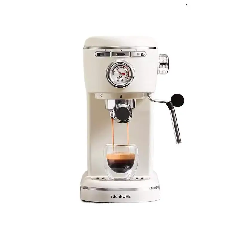 

NEW coffee machine household small semi-automatic Italian American steam milk foaming integration