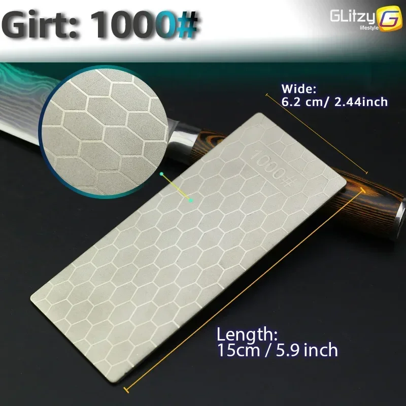 Three kinds of specifications Set Ultra-thin Honeycomb WhetstoneTool Diamond Knife Sharpening Stone Knife sharpener professional - Image 2