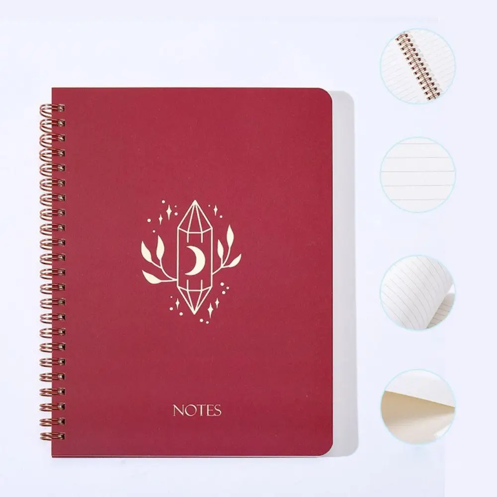A5 Coil Notebook Original Morandi Notebook New Loose-leaf Book Simple Notepad Student Office Creative Journal Notebook