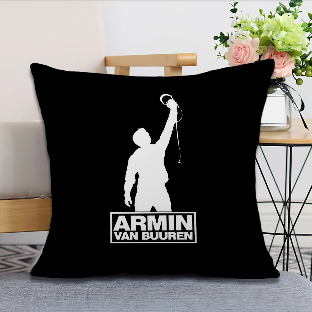 DJ Armin Van Buuren Breathe Kissenbezug, quadratischer Kissenbezug, für Schlafzimmer, Kopfteil, Sofa, Wohnzimmer, Rückenlehne, Nickerchenzeit – Detail 7
