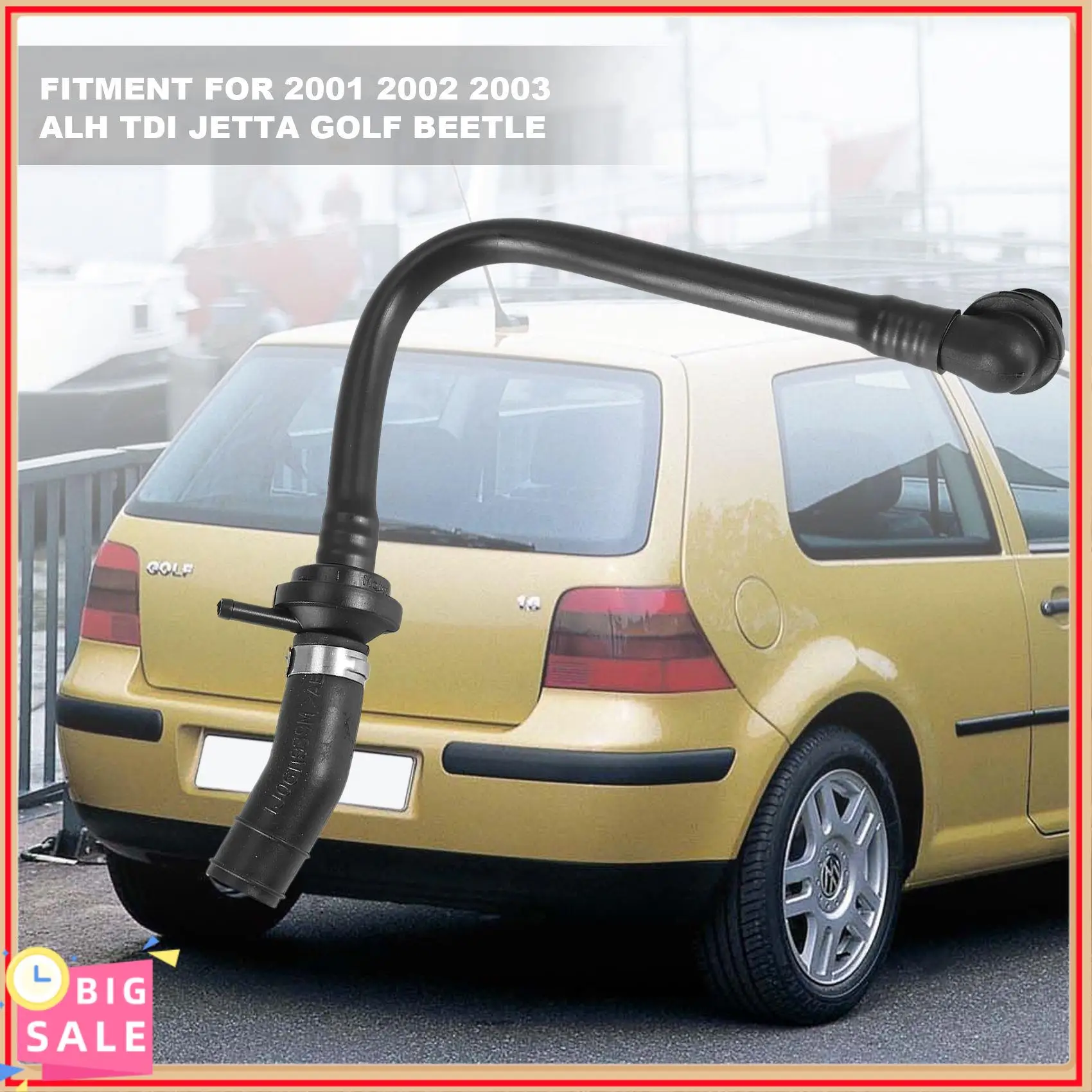 

Exclusive Brake Booster Vacuum Hose 1J0612041GD For ALH TDI Jetta Golf Beetle 2001 2002 2003