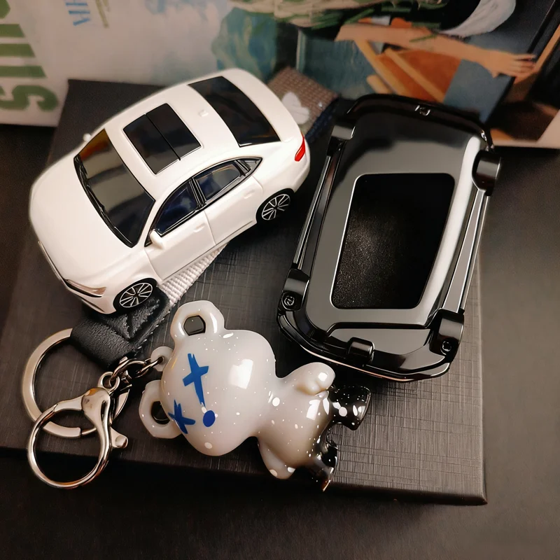 

Fashion Personalized Car Model Key Case for Volkswagen for VW Magotan Passat B8 Skoda A7 Car Key Cover Fob Keychain Accessories