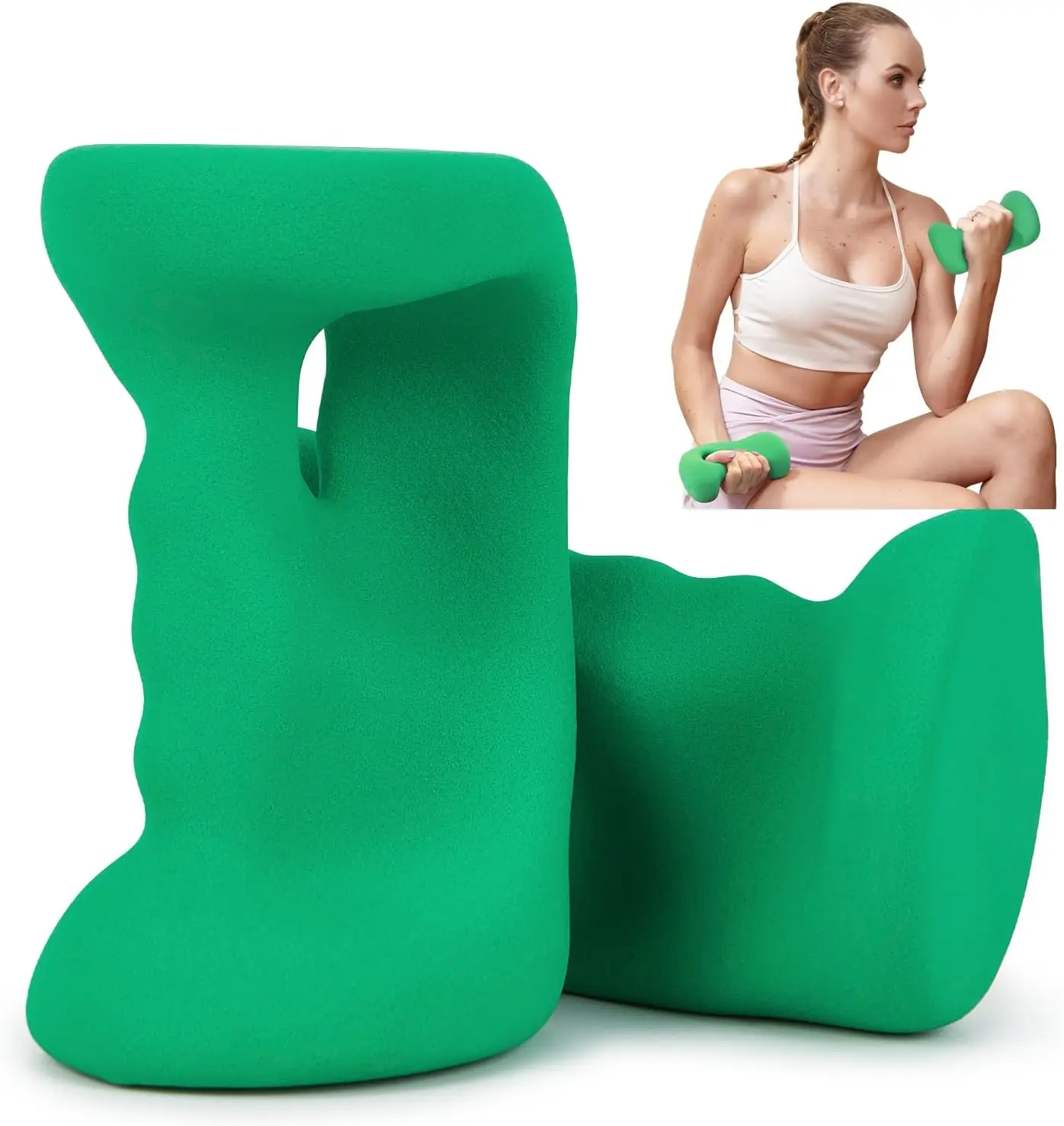 

Ergonomic Ear Dumbbells Set for Women - Home Workout, Yoga, Pilates & Strength Training