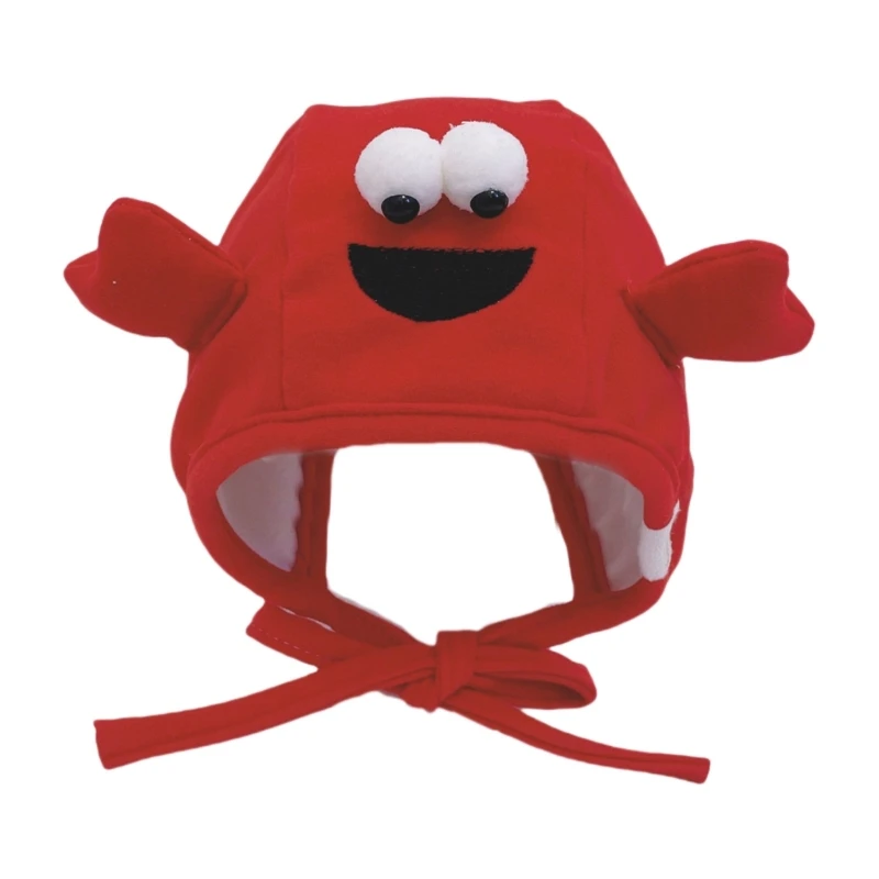 

Защитная шапка для младенцев в форме краба, хлопковый головной убор, удобная одежда для детей от 0 до 2 лет, N84E