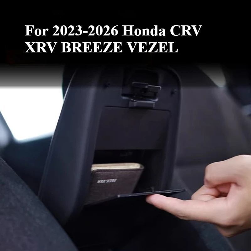 

For 2023-2026 Honda CRV XRV BREEZE VEZEL Hidden Armrest Storage Box Interior Organizer Modification Accessories