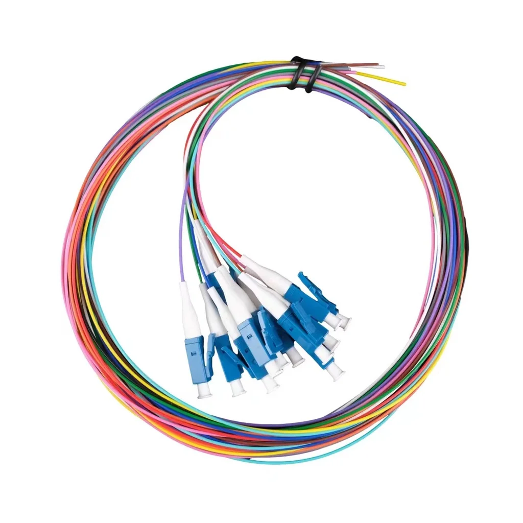 SC UPC/APC 12 Bundles Fiber Jumper Connector Sc Square Head Pigtail Fiber Jumper, PC Monitor Lead Cable Cord, High Speed Data