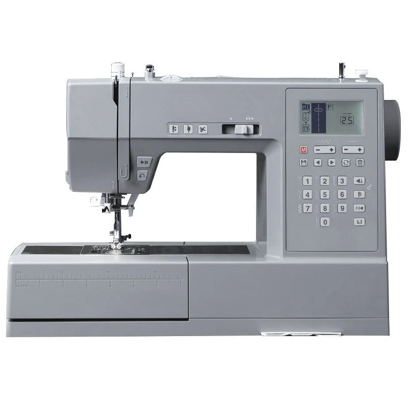 Thick electronic multi-function sewing machine desktop with edge lock buttonhole automatic thread cutting