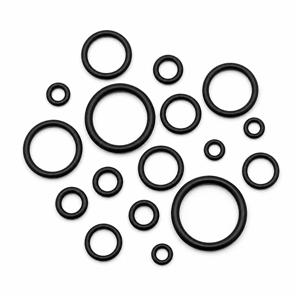 279 Pieces of NBR Sealing Kit Rubber Ring CS 1.5-3.5mm Outer Diameter 3-22mm Plumbing Hydraulic System Leak Sealing Kit