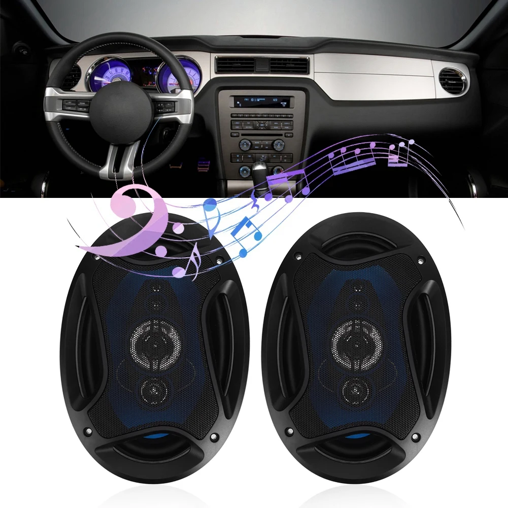 6x9in 1000W Pair of Auto Car Hifi Stereo Audio Coaxial Speakers Loudspeaker TP‑6971 Auto Coaxial Speakers Car Coaxial Speakers