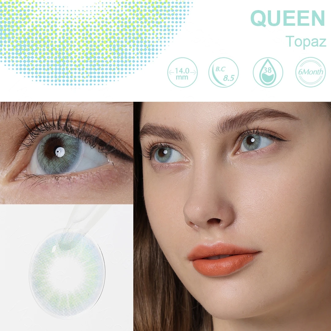 Magister Color Contact Lenses For Eyes Natural Colored Eye Lenses Gray Lenses Beauty Pupils Eye Contacts Cosmetics Color Lenses