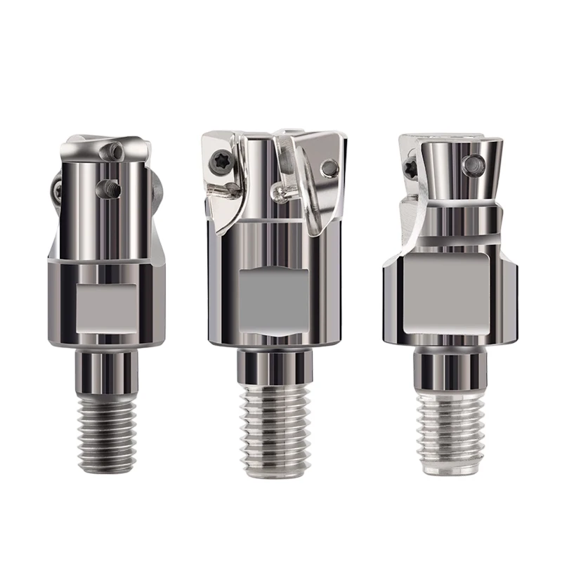 BAP300R/400R Lock Tooth Milling Cutter Head CNC Threaded Shock‑Resistant Tool Holder Fit APMT1604 APMT1135 Inserts
