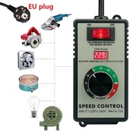 220V 4000W Motor Speed Controller Electric Router Exhaust Fan Grinder Drill Variable Voltage Regulator Switch LED Display