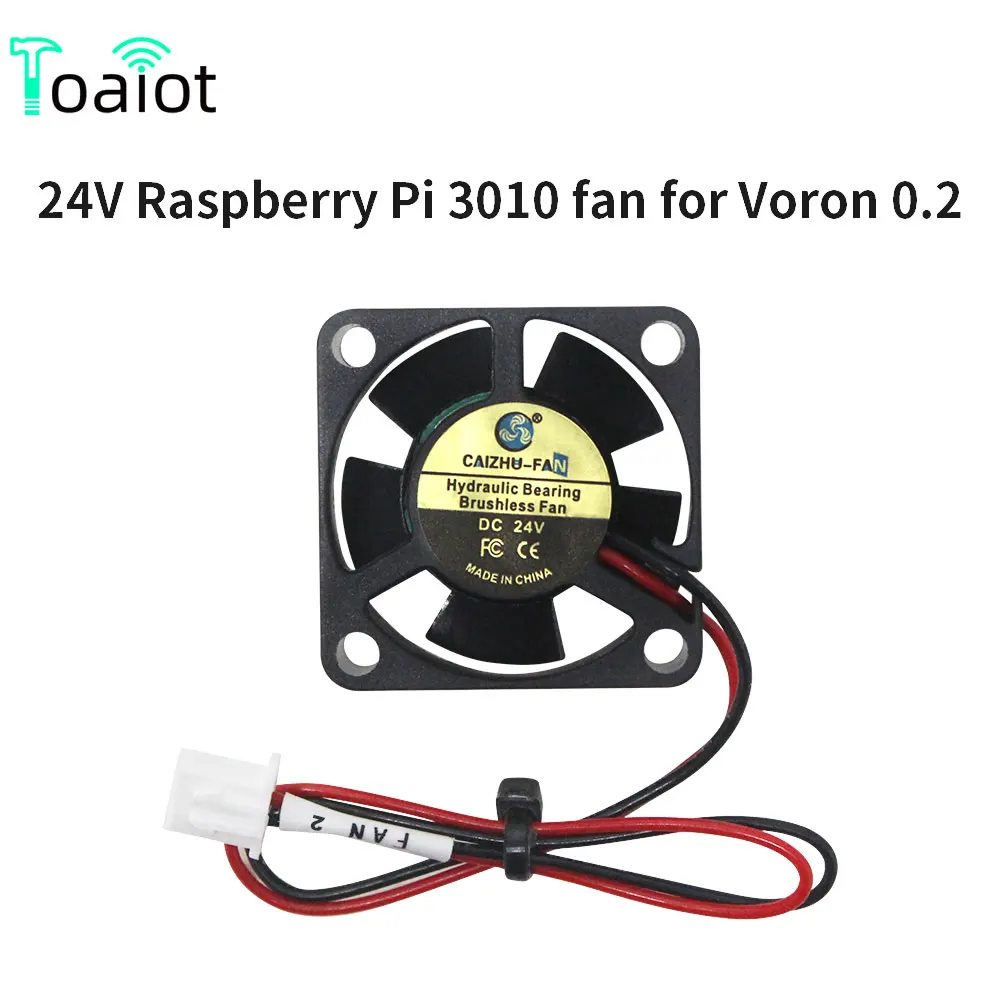 Raspberry Pie Impressora 3D Ventilador de Refrigeração, DIY Reprap Blower para Voron 0.2, DC 24V, sem escova, 10000rpm, Cooler, 3010