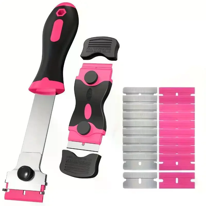 3D Printer Scraper Kit: Angled Metal Tool For Stubborn Prints Plastic Scratch-Free Removal