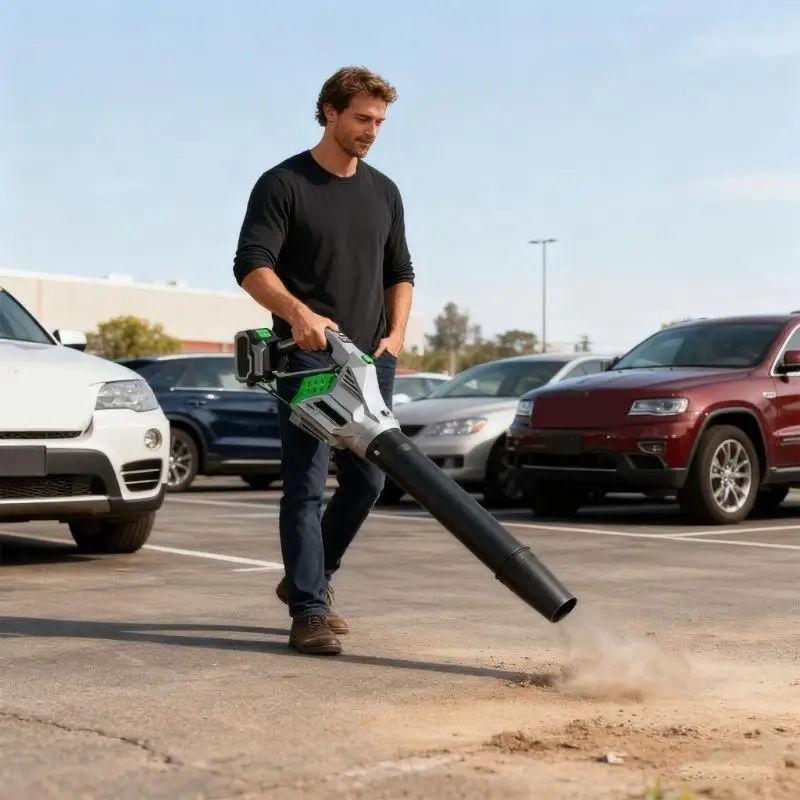 

Электрическая воздуходувка для листьев, эргономичная ручка, тихая работа, идеально подходит для домашнего сада, промышленного