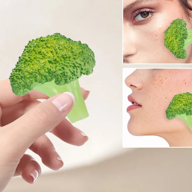 1pc Creativo Strumento di Trucco Lentiggine Simulato Broccoli Strumenti di Toelettatura Ragazze Europee Americane Pittura Lentiggine Accessori di Bellezza