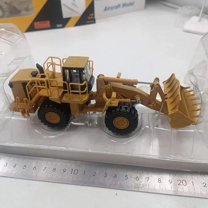 Empilhadeira Construção Modelo de Veículo Liga, Diecast 1:64, Carregador CAT 988H, Escavadora, Coleção de Lembrança, 85617