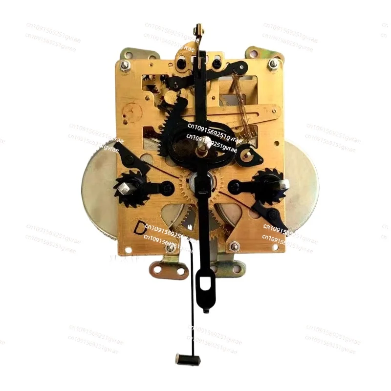 Pure Copper Movement Desk & Wall Clock, Vintage Chiming Repair Swing Mechanical Wind-Up Clock Spare Parts
