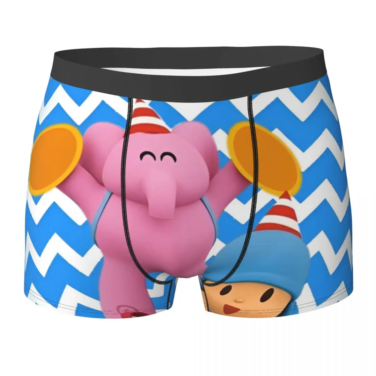 

Plush Dolls P-POCOYO Underwear Elastic Underpants Design Shorts Briefs For Men 3D Pouch Large Size Boxershorts