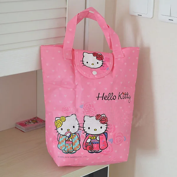 

Sanrio Hello Kitty Women Handbag Cute eco-friendly shopping bag Gift bag Student carrying bag Carrying bag Storage bag