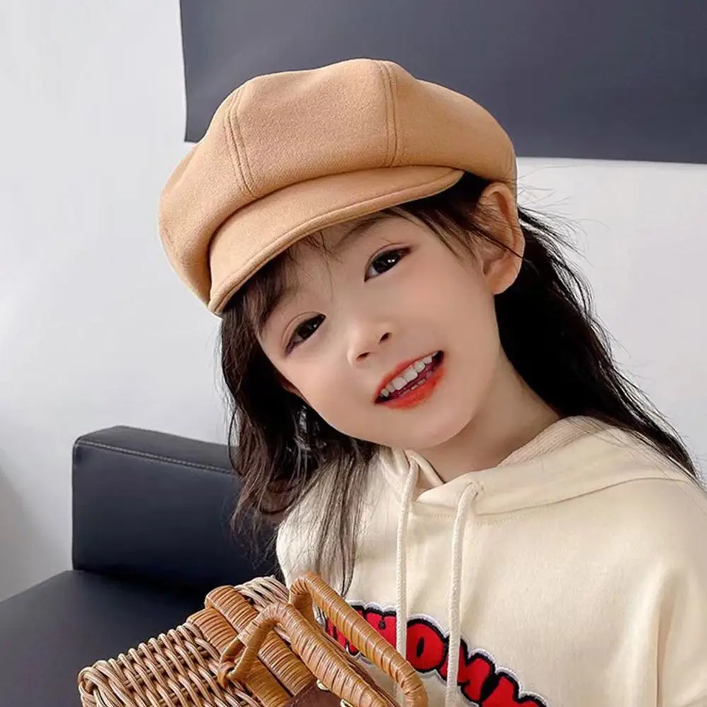 

Vintage Woolen Baby Beret Hat Soft Warm Kids Berets Cute Painter Hat Boys Girls