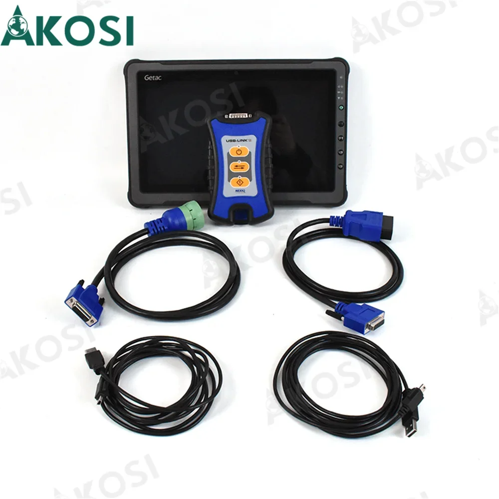 Truck diagnosis tools for usb-link 3 adapter universal truck For detroit diesel diagnostic link scanner tools+Getac F110 tablet