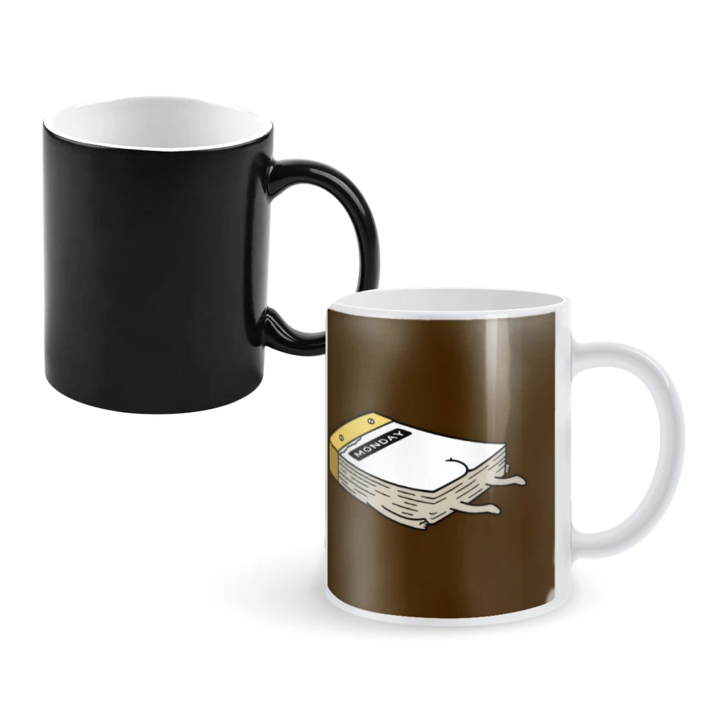 

moodCoffee Mugs And Mug Creative Color Change Tea Cup Ceramic Milk Cups Novelty Gifts