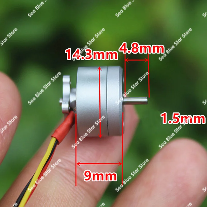Mini Model Aircraft Brushless Motor 1104 Model Aircraft Brushless Motor 4300KV Miniature Brushless Motor