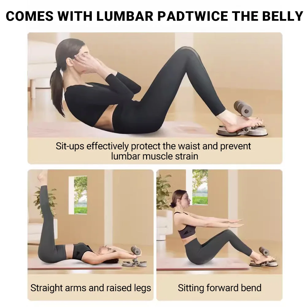 Portable Sit Up Assistant With Tension Rope Fitness Equipment Support Core Fitness Situp Home Gym Yoga Practice Gear