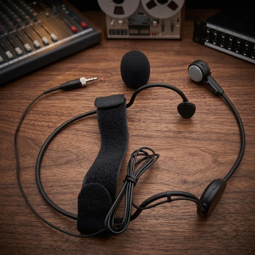Professional Dynamic Headset ME3 Microphone for Sennheiser G2 G3 G4 Wireless Beltpack System, Clear Audio, Lightweight