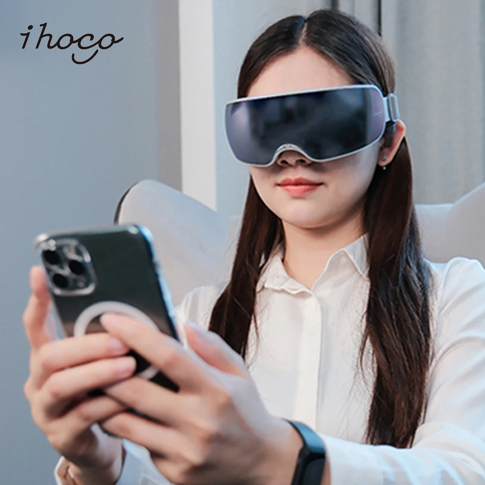 Migraine Relief Eye Massager Heat Compression and Vibration Technology to Improve Sleep Quality