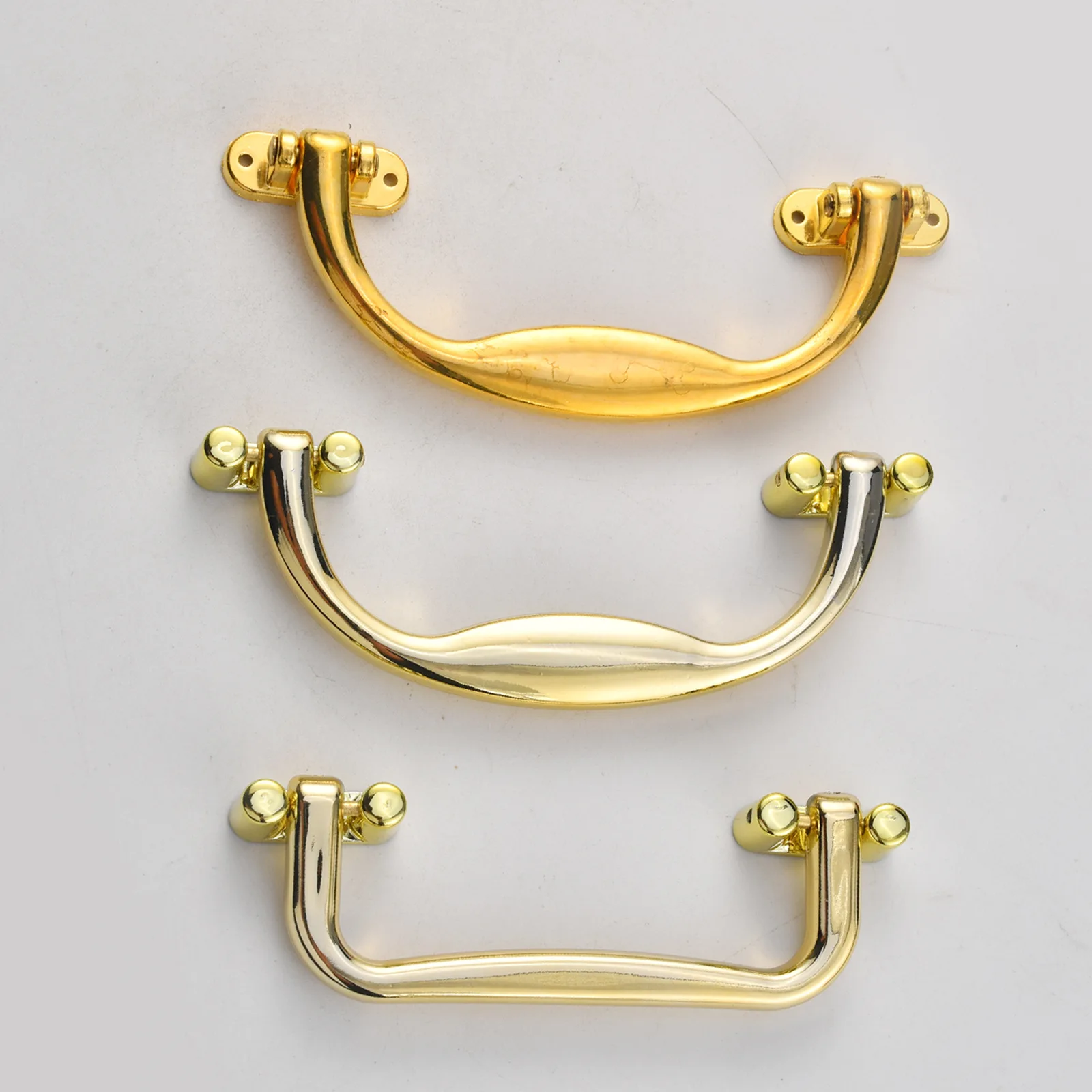 Luggage Plastic Gold Gift Box Accessories Arm Chain Seat Aluminum Box Handle