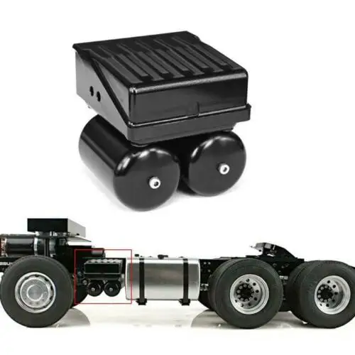 

1/14 LESU Metal Battery Box Air Tank A for DIY Tamiyaya Model RC Tractor Car Part Toy TH02267
