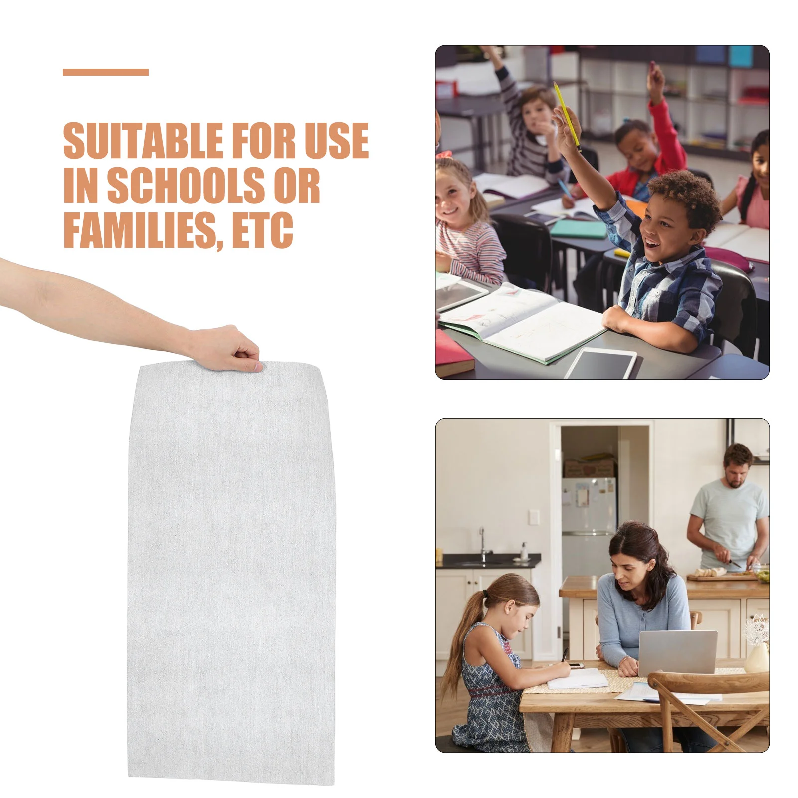 3pcs Blank Water Writing Cloth Reusable Imitation Rice Paper Calligraphy Practice Sheets Smooth Writing Portable