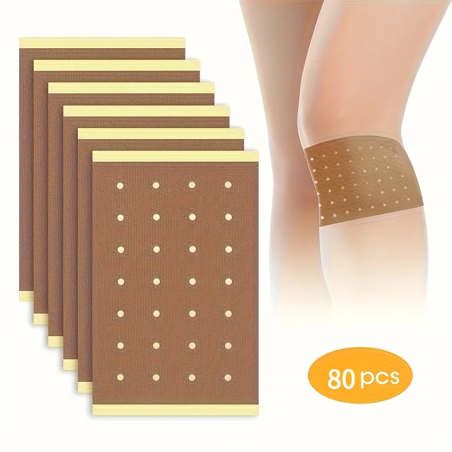 80 Traditional Chinese Medicine Patches - Effectively Relieve Knee and Joint Pain, Muscle Tension, Aid in Post-surgery Recovery