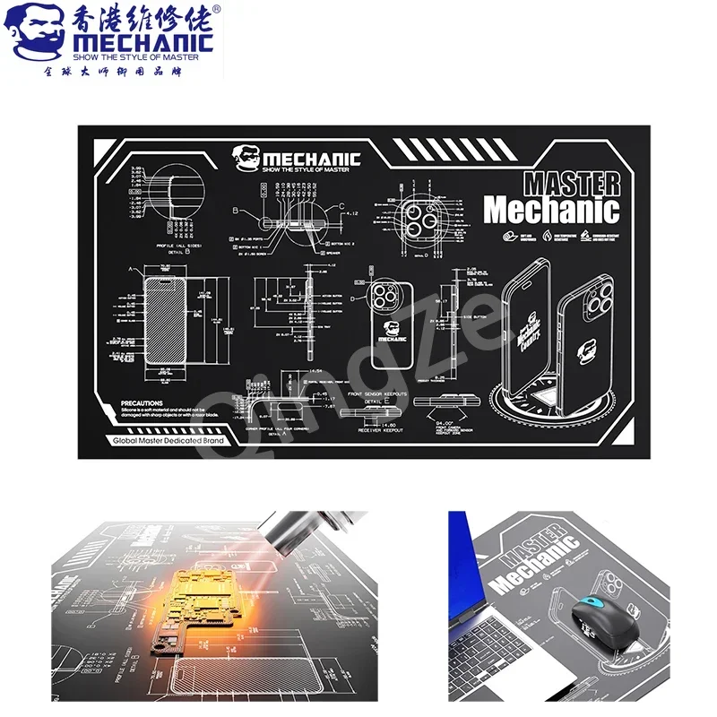 MECHANIC V77 V78 High Temperature Resistance Repair Pads for Phone Maintenance Motherboard IC Chips Soldering Work Mat